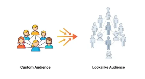 ما هو الفرق بين الجمهور المخصص والجمهور المشابه؟