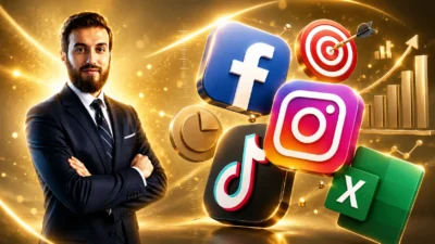 البرنامج الشامل لاحتراف التسويق الرقمي: من البحث إلى تنفيذ الإعلانات